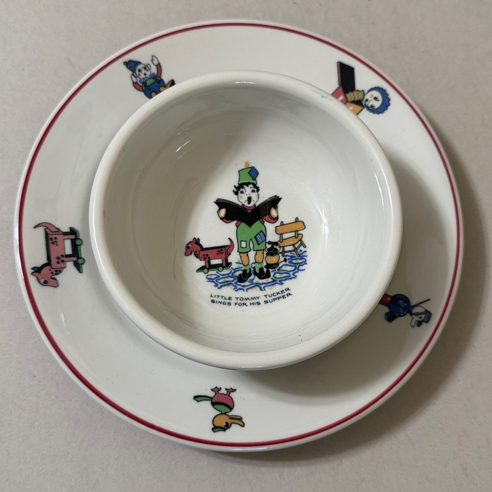 Shenango Childs Plate & Bowl Set